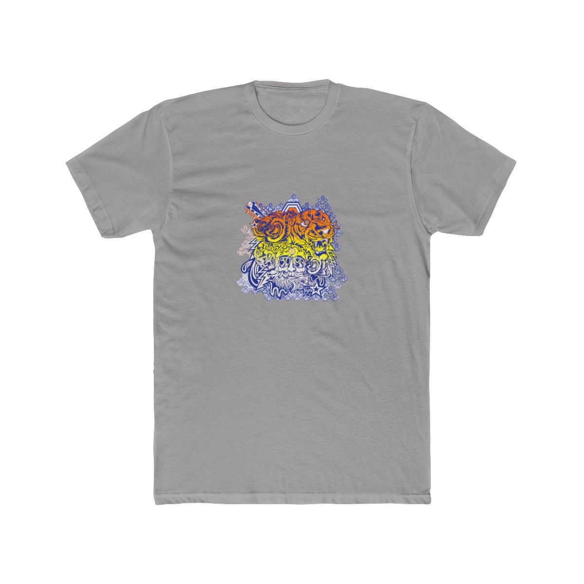 Jerry Garcia/Grateful Dead T Shirt- Jerry with Tigers soft style T Shirt — official Marlon Lundgren Garcia t-shirts